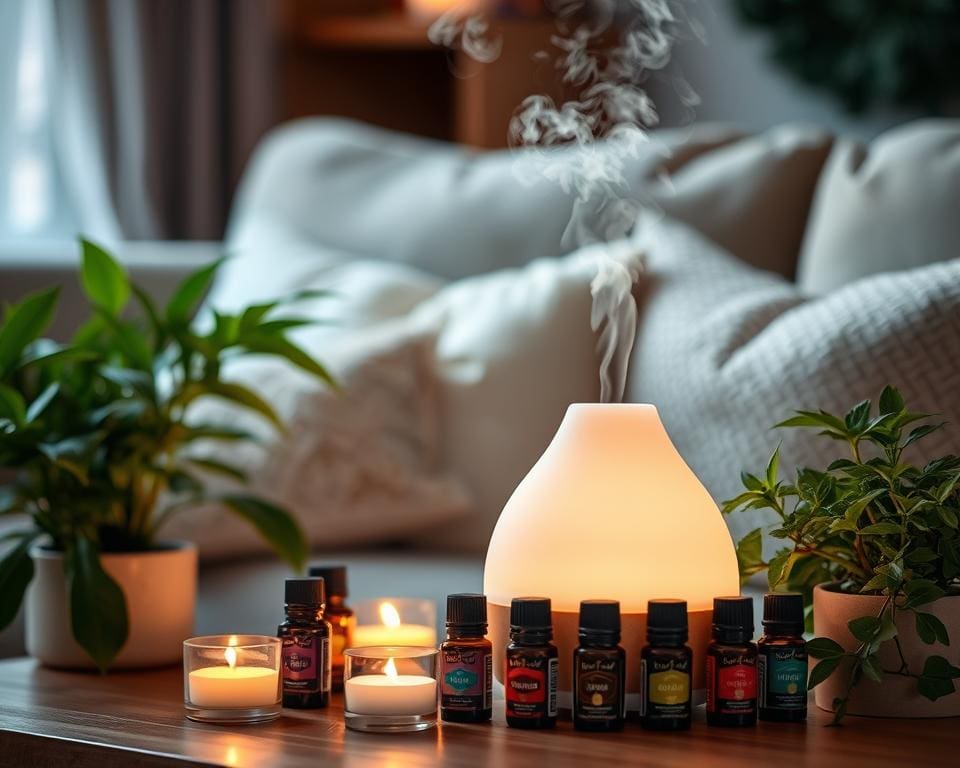 Aromatherapie für Wohlbefinden und Entspannung zu Hause