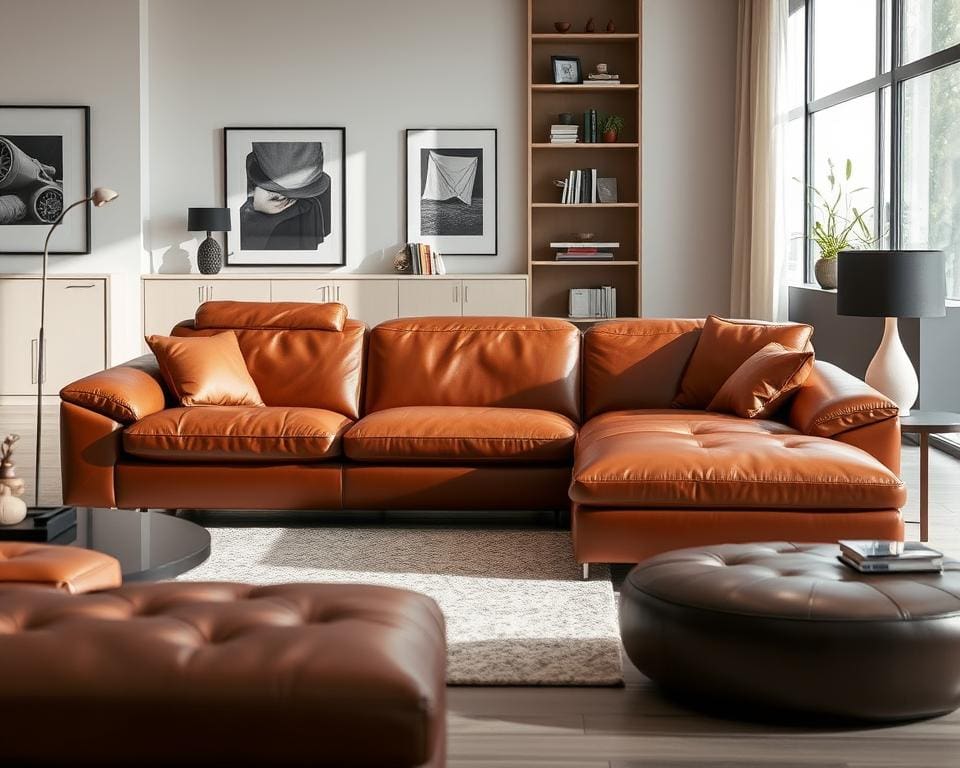 Design-Ledersofas von BoConcept: Luxuriös und bequem