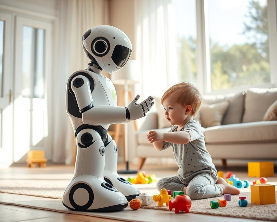 Effizienz der Babysitter-Roboter