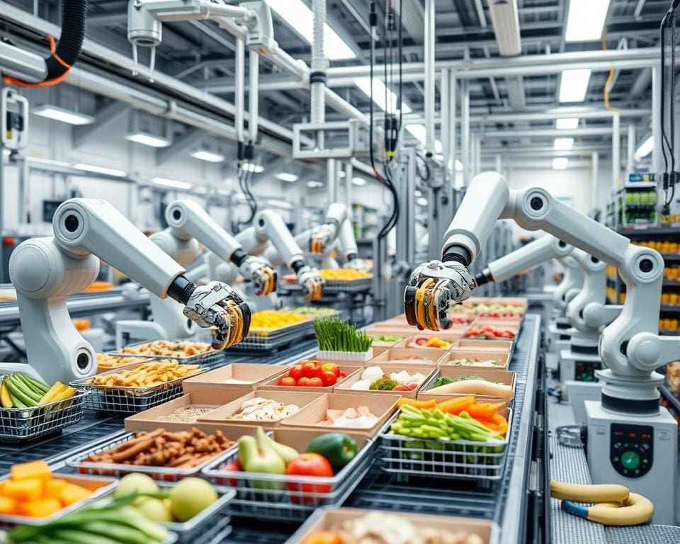 Effizienzsteigerung in der Nahrungsmittelindustrie durch Robotereinsatz