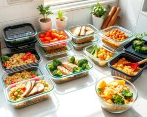 Gesundes Meal-Prep für die ganze Woche