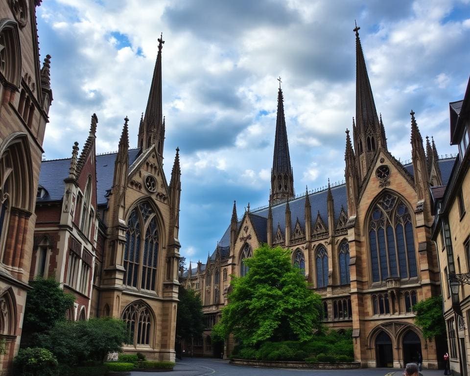 Gotische Architektur in Norwich