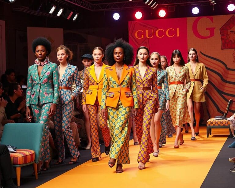 Gucci: Farbenfrohe Revolutionen auf dem Laufsteg