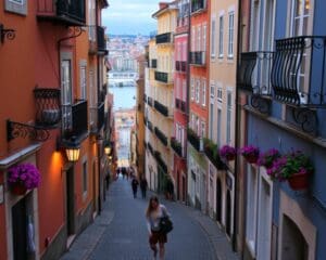 Historische Gassen in Porto, Portugal