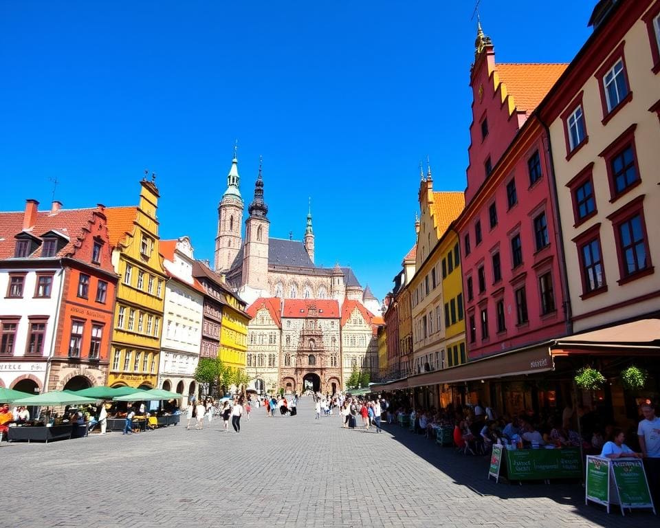 Historische Plätze in Krakau, Polen