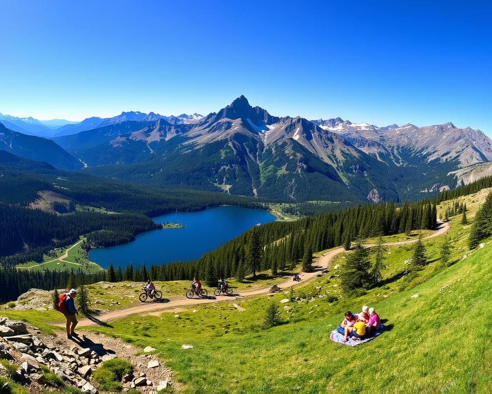 Outdoor-Aktivitäten Rocky Mountains