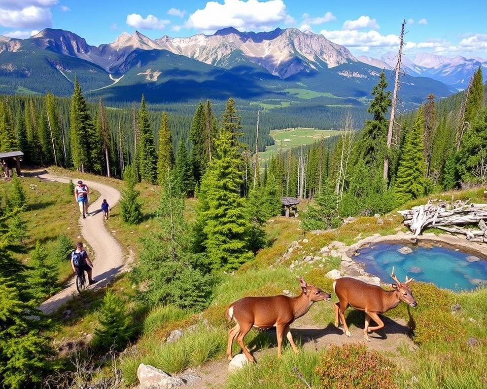 Outdoor-Aktivitäten im Kootenay-Nationalpark