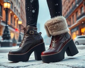 Plateau-Stiefel: Der Wintertrend, der alle Blicke auf sich zieht