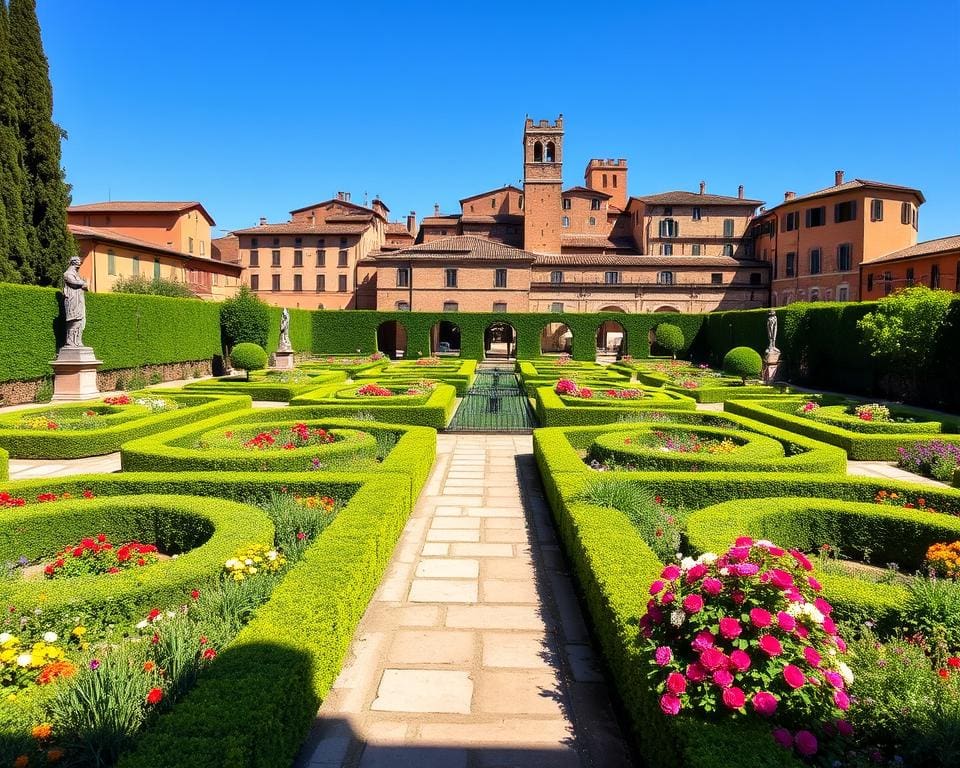 Renaissance-Gärten in Siena