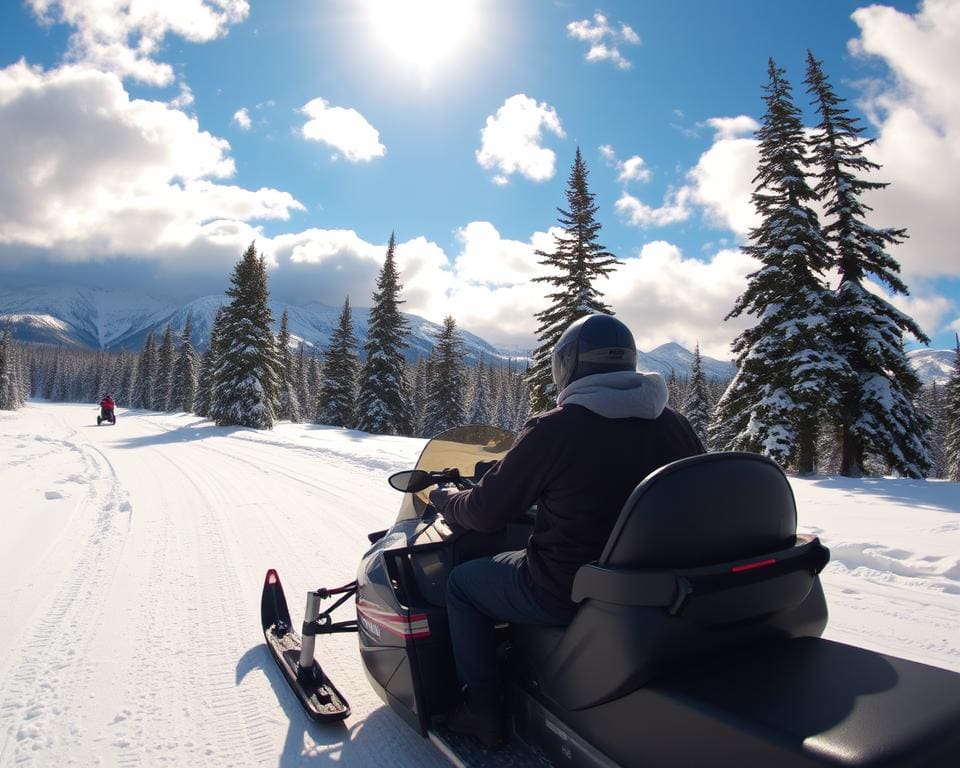 Schneemobilfahren in Anchorage, Alaska