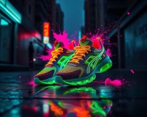 Sneaker in Neon: Der leuchtende Trend für Frühling 2024