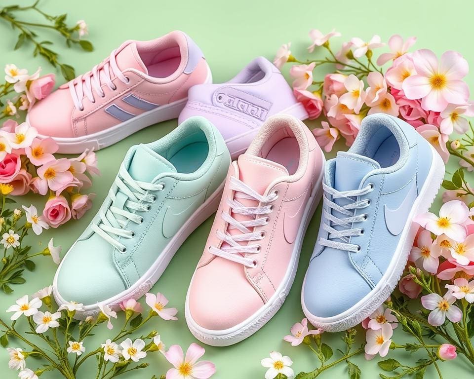 Sneaker in Pastell: Der frische Look für den Frühling