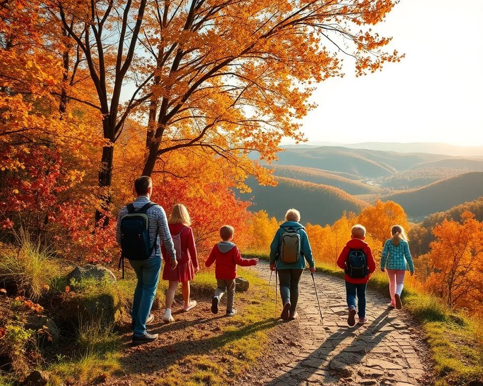 Wanderungen für Familien im Herbst