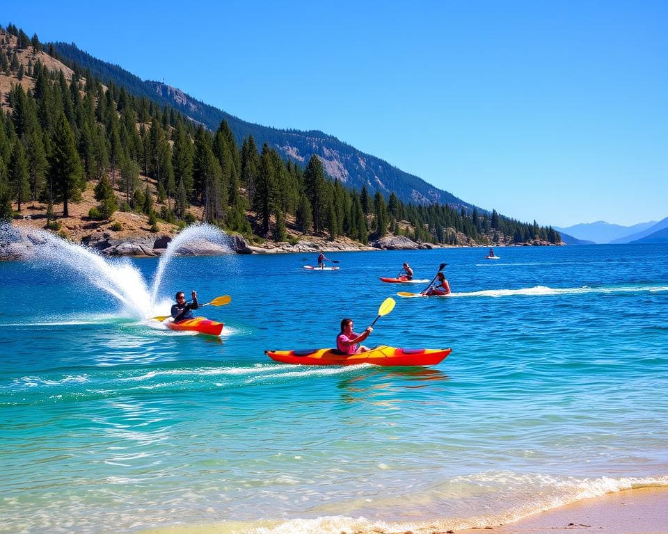 Wassersport am Lake Tahoe, Kalifornien