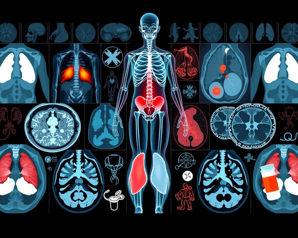 radiologische Bilder für Behandlungsmöglichkeiten