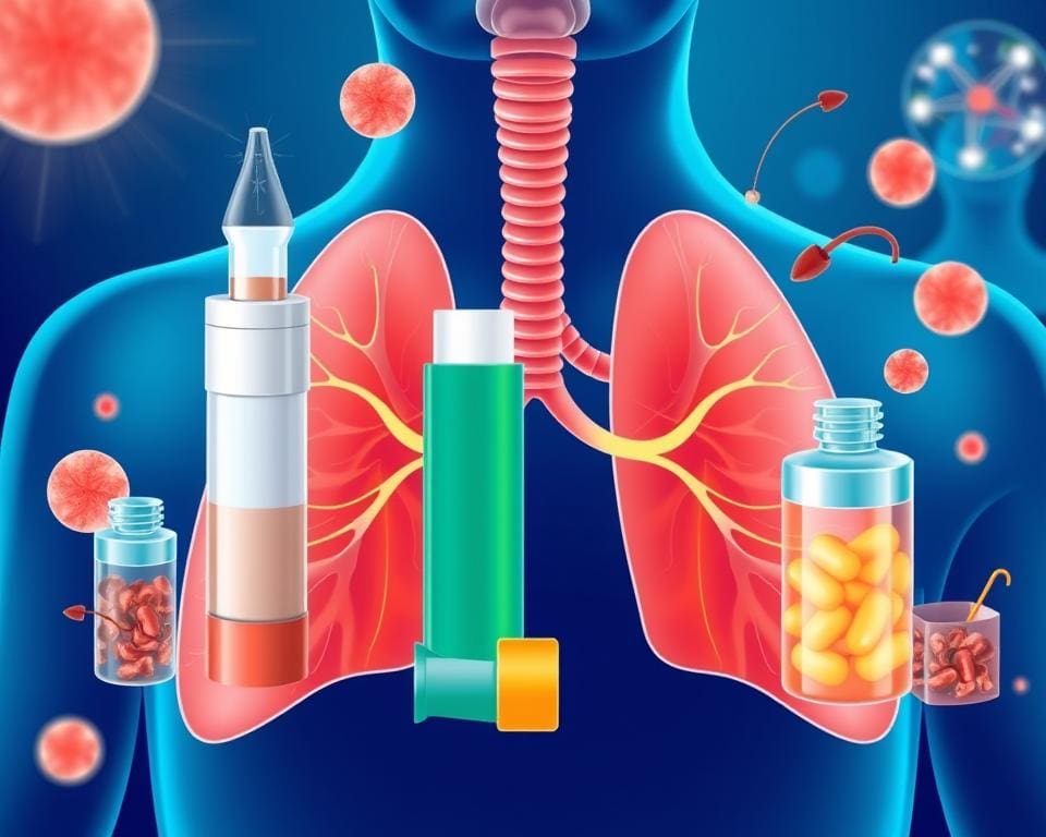 Bronchodilatatoren und Entzündungshemmer bei Asthma