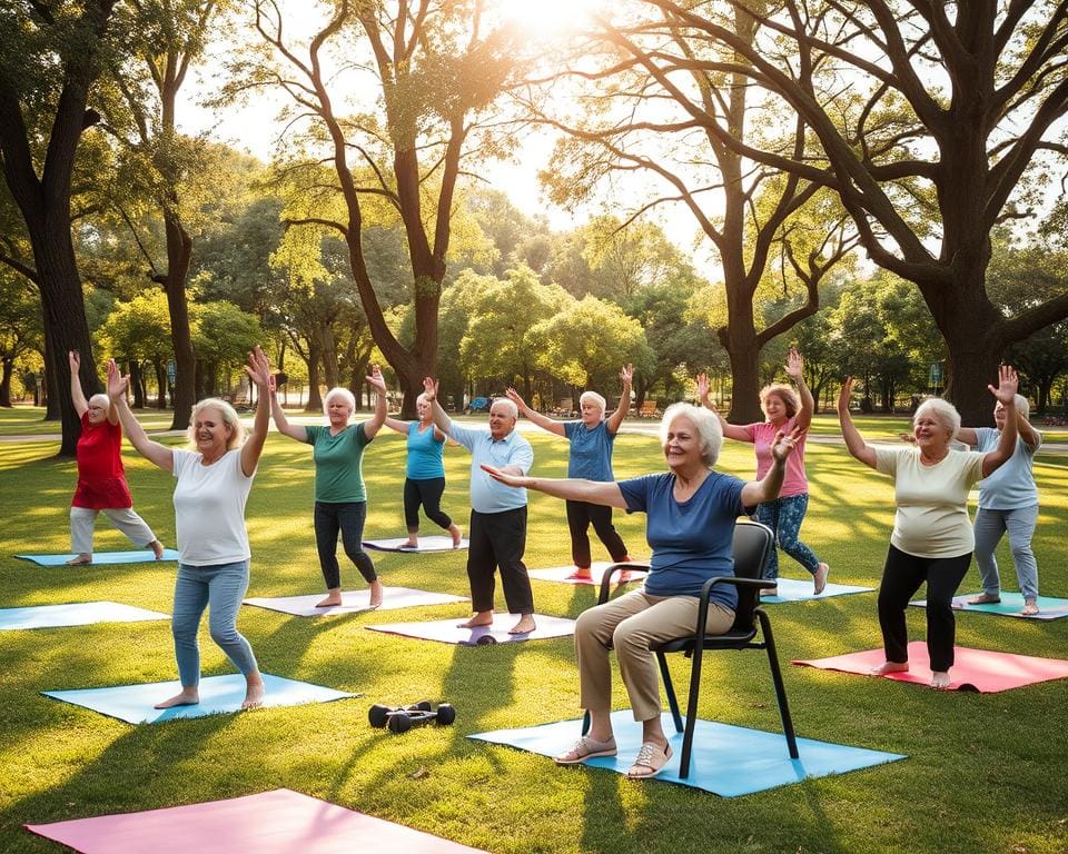 Fitnessübungen Senioren