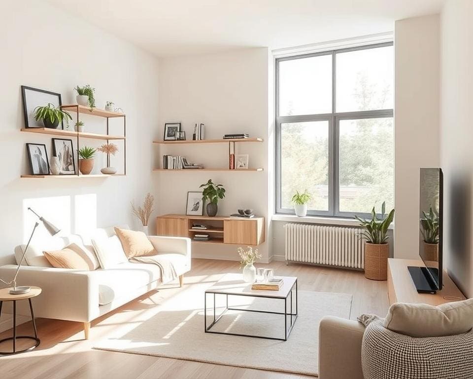 Raumoptimierung mit minimalistischem Interior Design