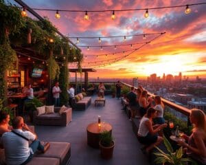 Die besten Rooftop-Bars für Livemusik-Abende