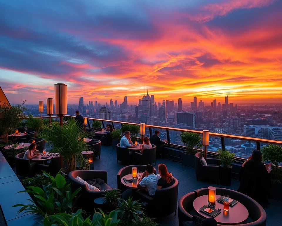 Die schönsten Rooftop-Bars für Sonnenuntergänge