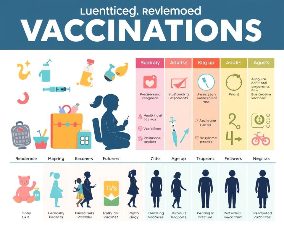 Impfempfehlungen für verschiedene Altersgruppen