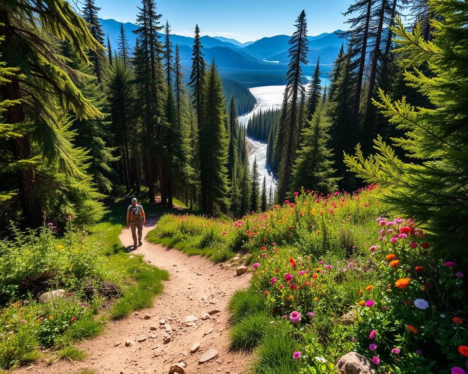 Naturschönheiten während der Wanderung entdecken