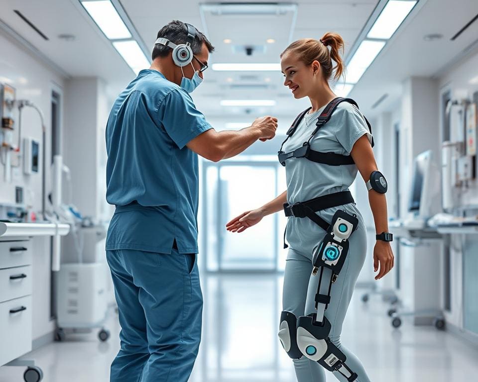 Pflegeerleichterung durch Exoskelette