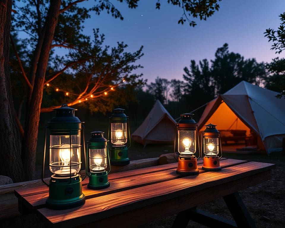 elektrische Campinglampen