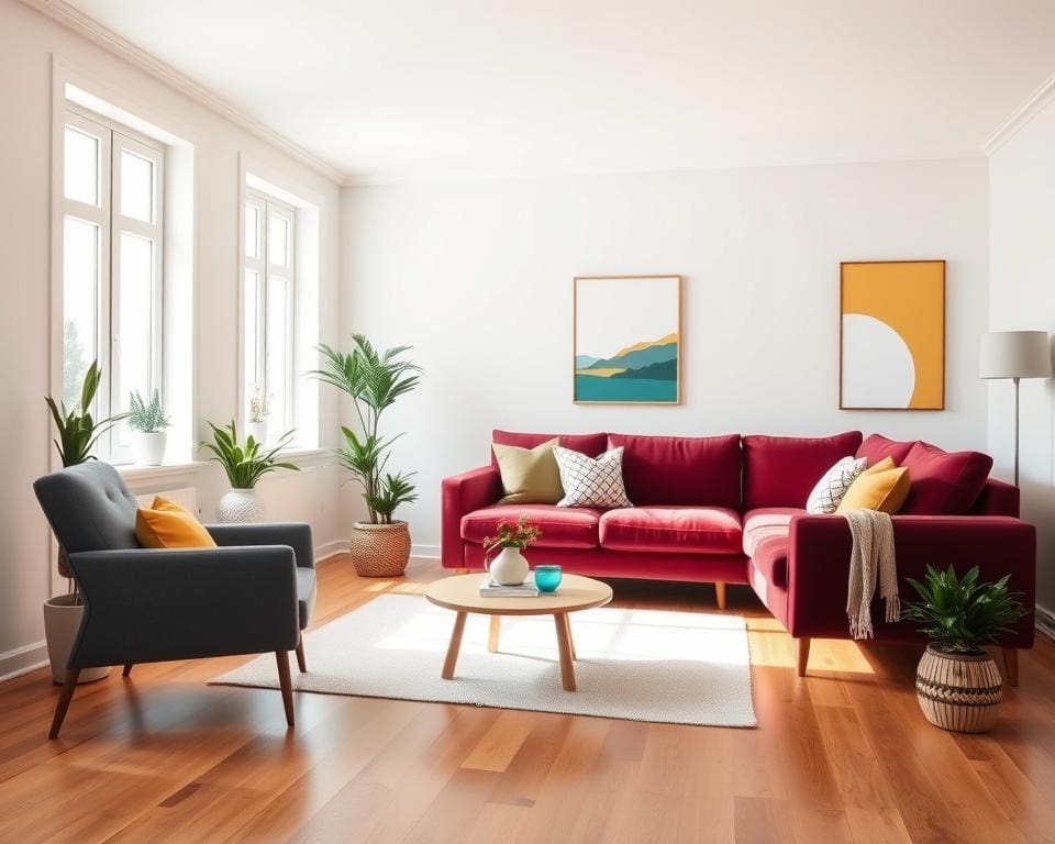 Beispiele für Farbharmonie im Wohnraumdesign