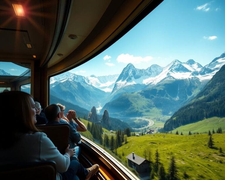 Kann Bahnfahren durch die Alpen den Blutdruck senken?