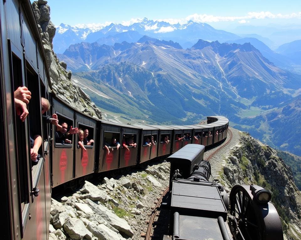 Puls in Höhenlage während einer Zahnradbahnfahrt