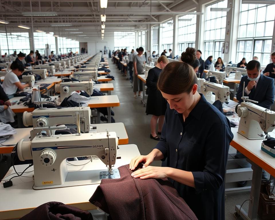 Verleich manuelle automatische Konfektion