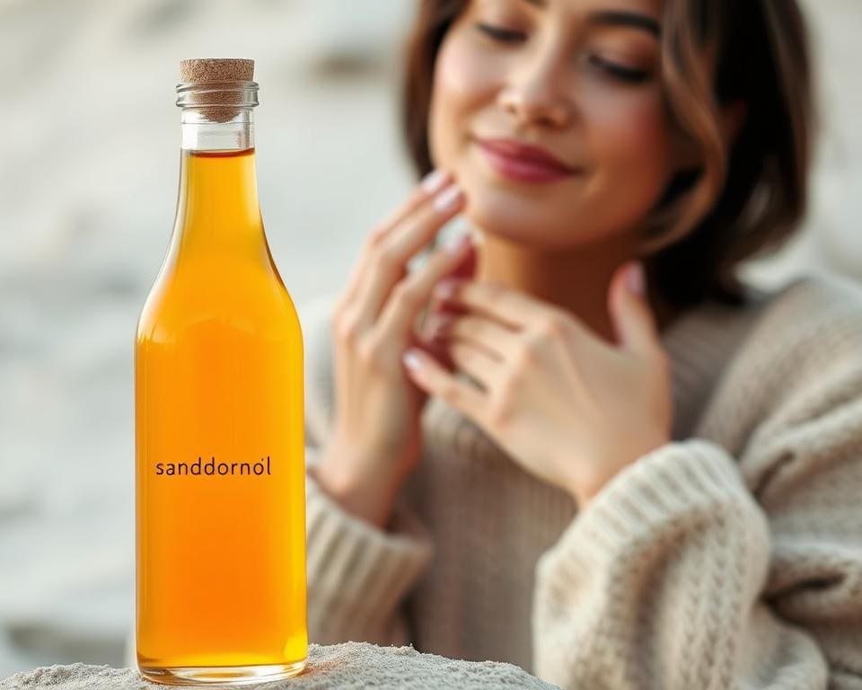 Sanddornöl gegen spröde Haut