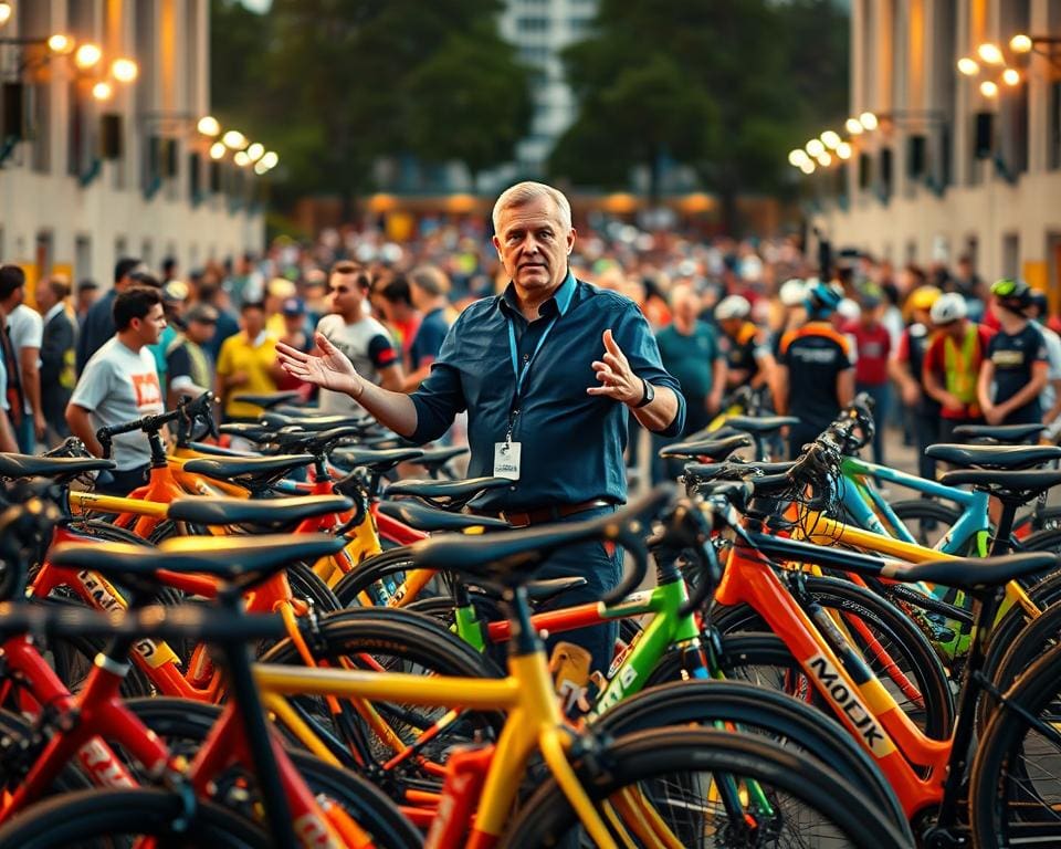 Was ist die Aufgabe eines Fahrrad-Eventplaners?