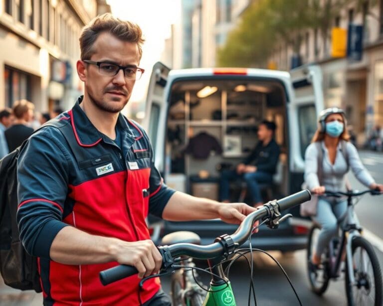 Was macht ein E-Bike-Servicetechniker unterwegs?