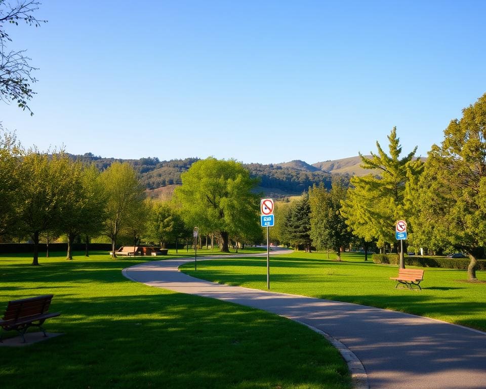 rauchfreie Zonen im Parkbereich