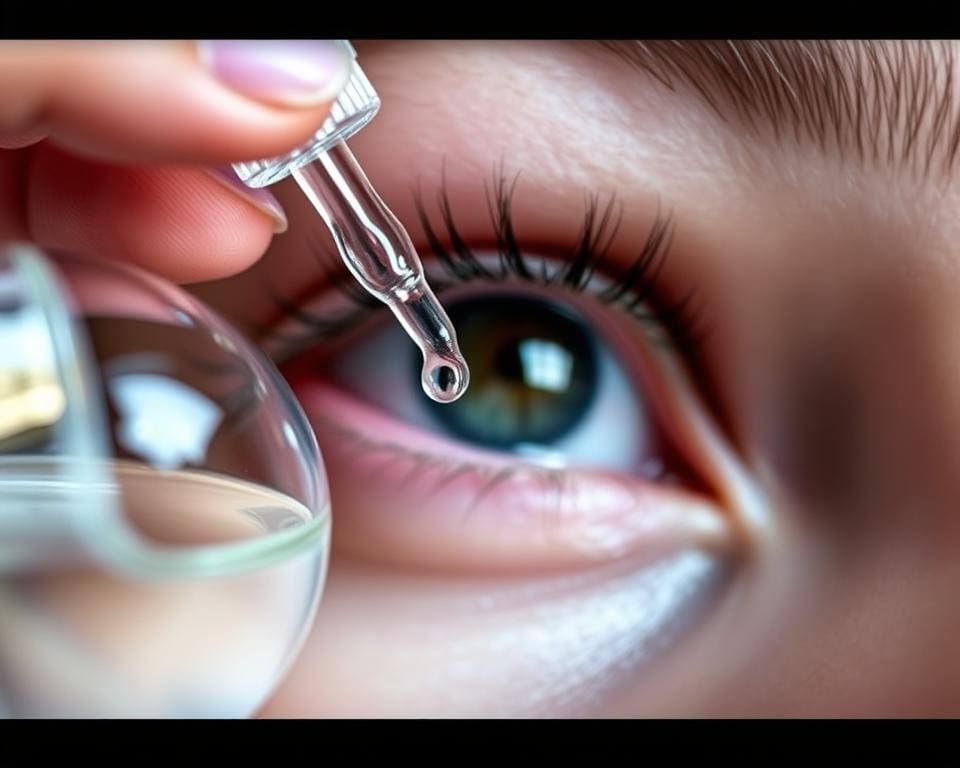 Augentropfen bei trockenen Augen