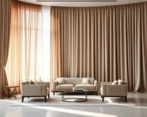 Elegante Gardinen für Wohnzimmer