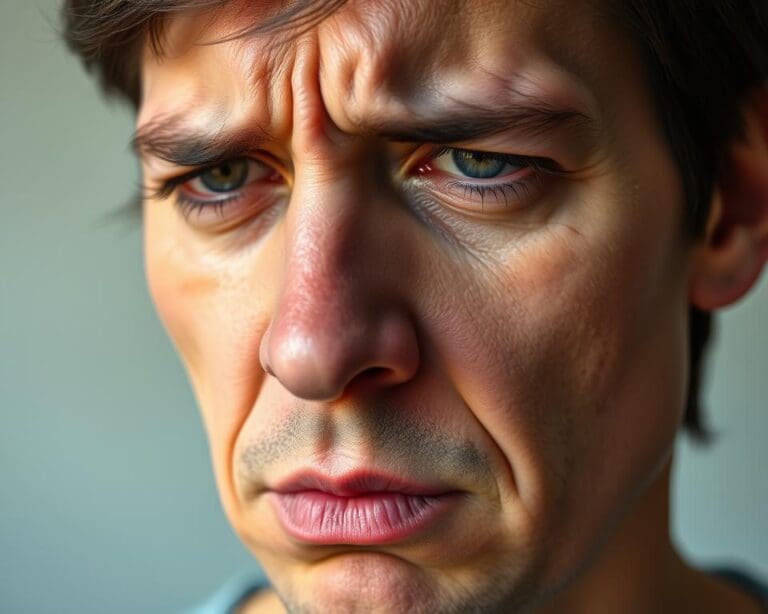Wie kann ich Stress im Gesicht erkennen?