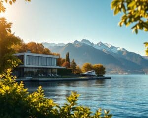 Wie verbindet sich Architektur und Natur am Zürichsee?