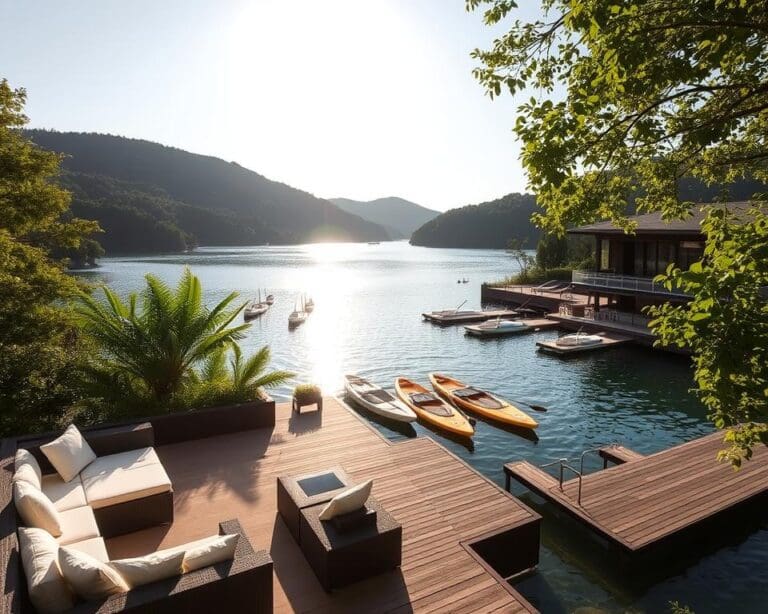 Wie verbringe ich Wellnessferien am See?