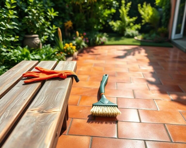 Warum lohnt sich die Reinigung von Gartenfliesen regelmaessig?