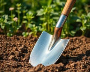 Was macht eine Gartenschaufel besonders praktisch?