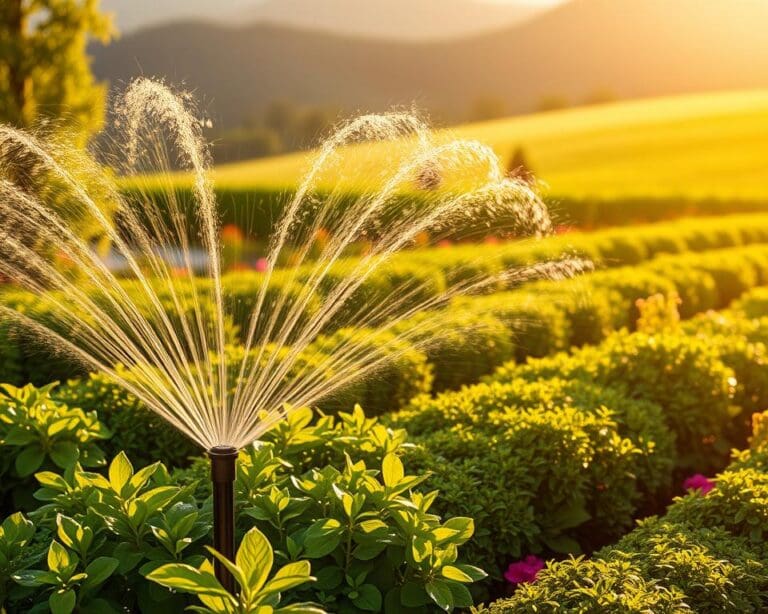 Was macht eine automatische Bewaesserung effizient?