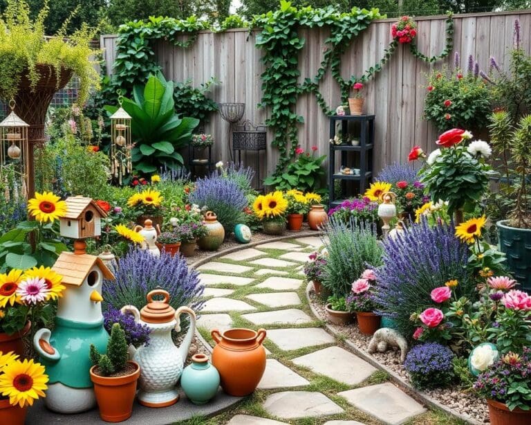 Welche Dekoideen verleihen dem Garten Charakter?