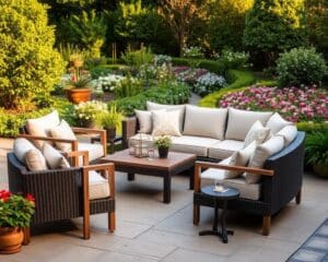 Welche Gartenmoebel sind wetterfest und stilvoll?