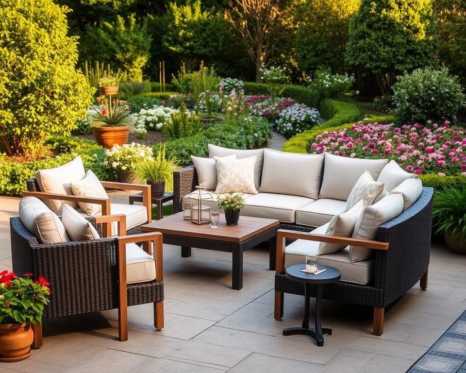 Welche Gartenmoebel sind wetterfest und stilvoll?