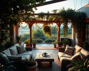 Welche Ideen machen deine Terrasse gemuetlich?