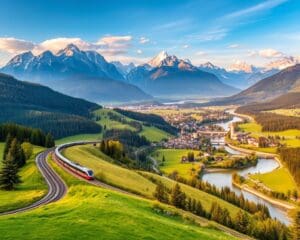 Welche Zugstrecken bieten die beste Aussicht?