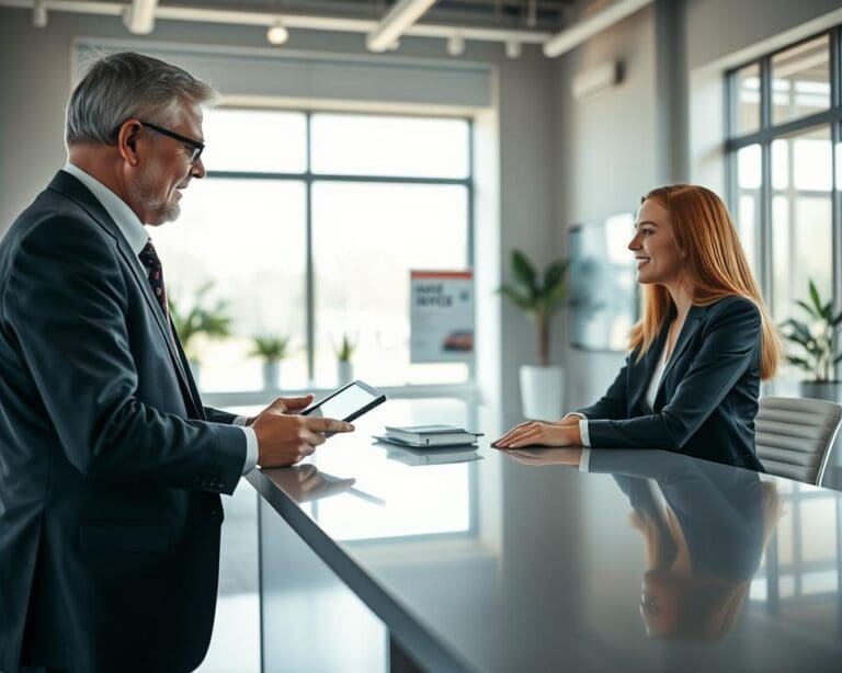 Wie arbeitet ein Serviceberater im Kundenkontakt?